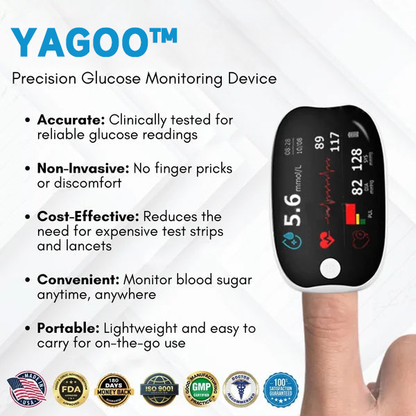 Advanced Laser Glucose Monitor – No Pricks, 99.9% Accuracy!!!