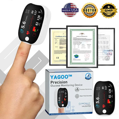 Advanced Laser Glucose Monitor – No Pricks, 99.9% Accuracy!!!